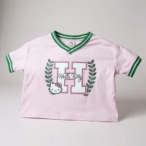 Hello Kitty Womens Varsity Top. Size Medium